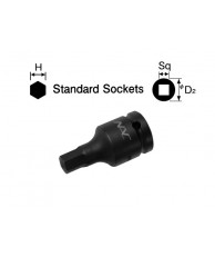 3/8" Hexagon Wrench Standard Socket